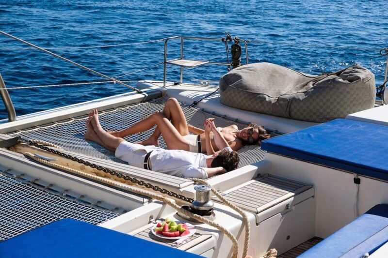 Santorini: Catamaran Cruise with BBQ and Drinks - An In-Depth Look at the Santorini Catamaran Cruise