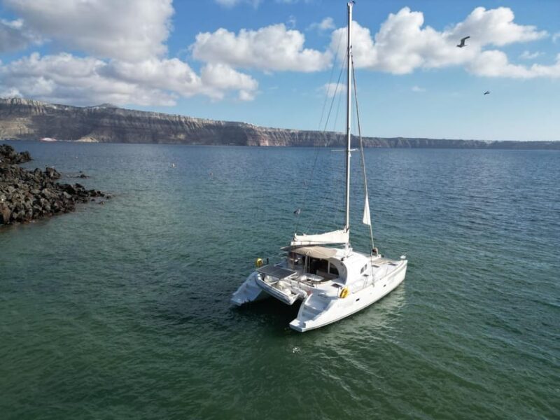 Santorini: Catamaran Cruise with Greek BBQ and Drinks - FAQs