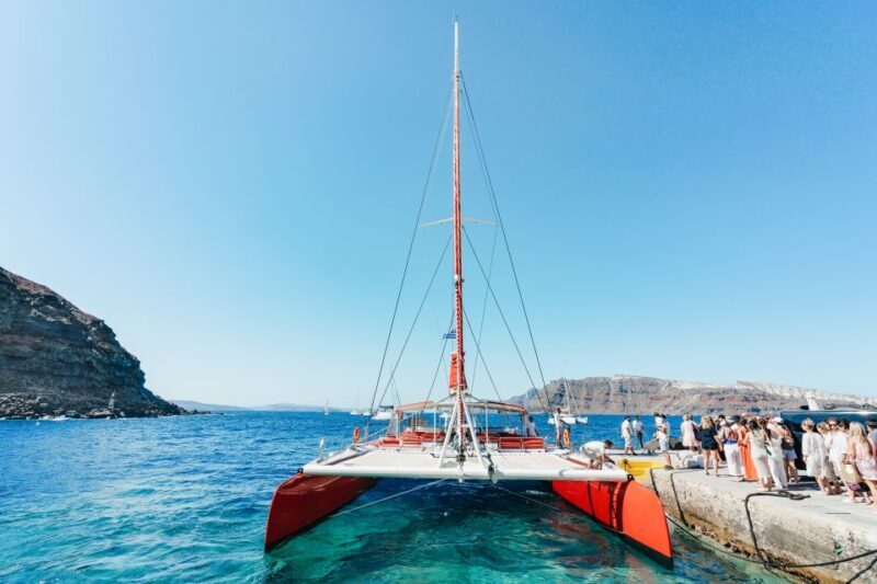 Santorini: Catamaran Tour with BBQ Dinner, Drinks, and Music - A Detailed Look at the Santorini Catamaran Experience
