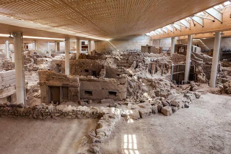 Santorini Cultural Villages and Akrotiri Ruins Private Tour - Key Points