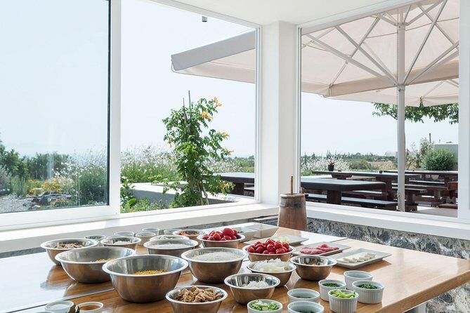 Santorini Farm-to-Table Cooking Class with a Local Chef, Christos - Key Points