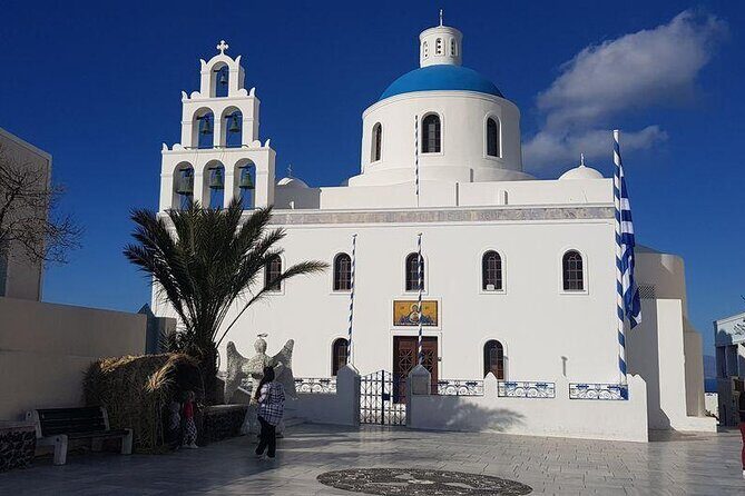 Santorini First-Time Guests Private Tour Sightseeing, excavetions & wine testing - Frequently Asked Questions