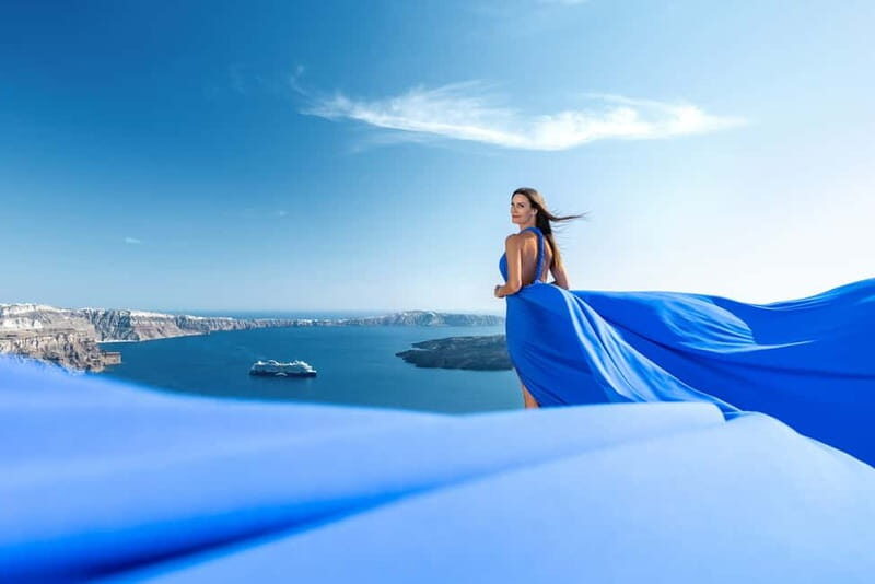 Santorini: Flying Dress Photo © Photoshoot "Express Package" - FAQ