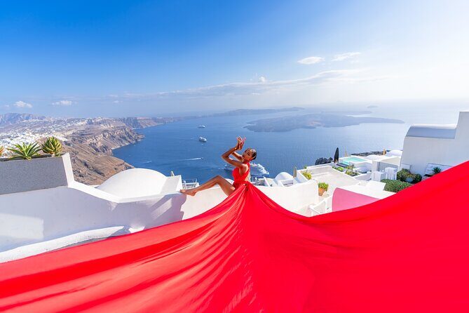 Santorini Flying Dress Photoshoot - An In-Depth Look at the Santorini Flying Dress Photoshoot