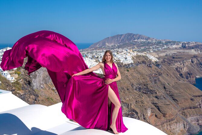 Santorini Flying Dress Photoshoot - FAQ