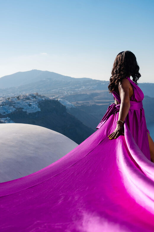 Santorini Flying Dress Photoshoot - FAQ