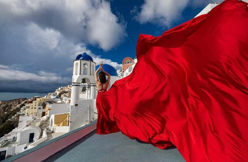 Santorini: Flying Dress Photoshoot **Dress Included** - The Experience: A Deep Dive into the Santorini Photoshoot
