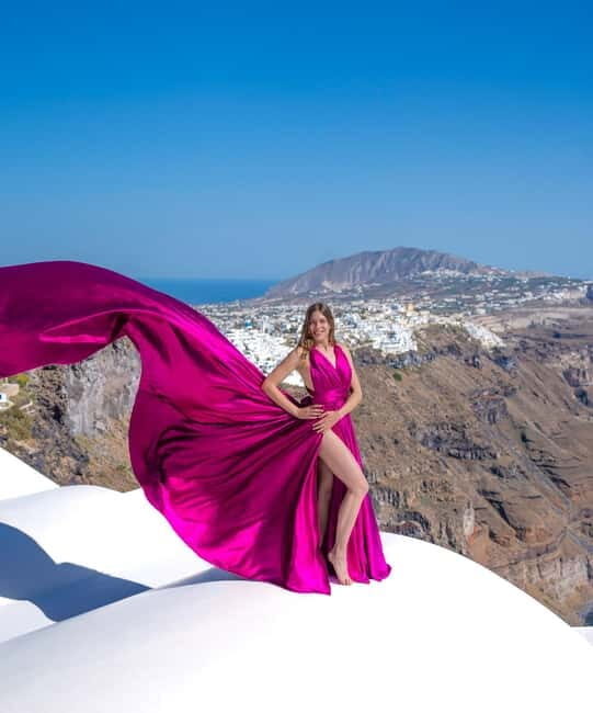 Santorini: Flying Dress Photoshoot with Edited Photos - Who Should Consider This Experience?