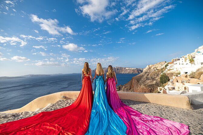 Santorini: Flying Dress Professional Photography *Dress Included* - Practical Tips for Travelers