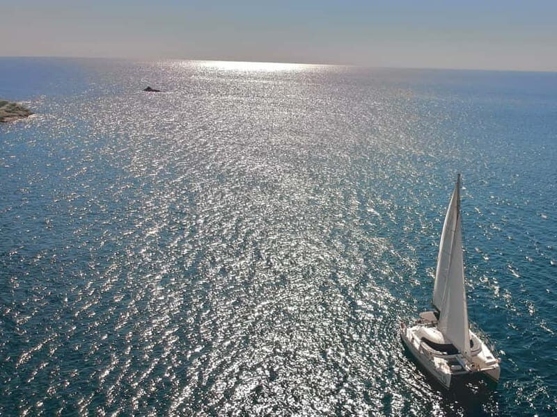 Santorini: Full-Day Catamaran Cruise, with Food|Drinks - Breakdown of the Itinerary