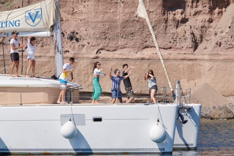 Santorini Gold Catamaran Cruise with Snorkel, BBQ & Open Bar - Discover Santorini from the Water: A Full Review of the Gold Catamaran Cruise
