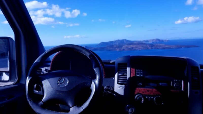 Santorini highlights tour - Transportation and Practical Details