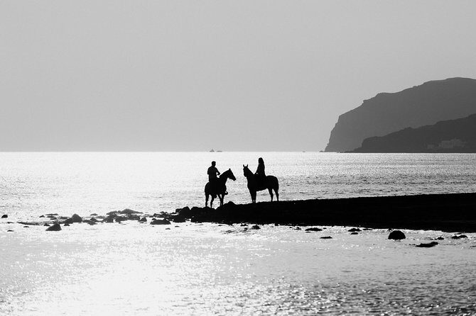 Santorini: Horse riding to the Black Sandy Beach (Eros beach) - Guides and Horses: What You’re Really Getting