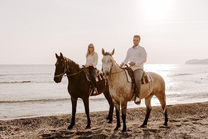 Santorini: Horse riding to the Black Sandy Beach (Eros beach) - Weather and Practical Considerations