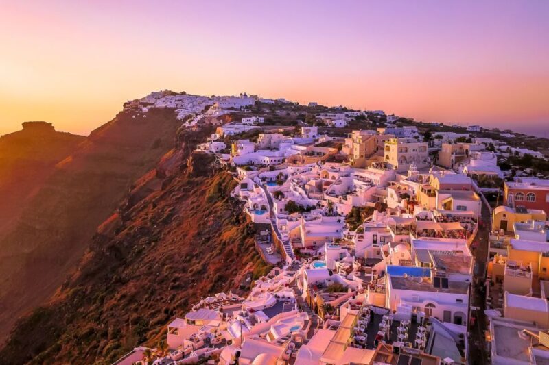 Santorini Island Bus Tour and Caldera Sunset Cruise - FAQs