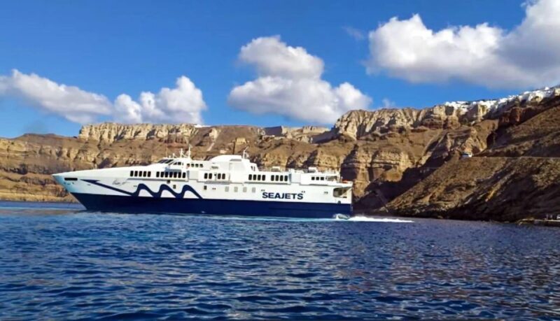 Santorini Island: Guided Tour from the port Rethymno Crete - Discover Santorini in a Day: Guided Tour from Rethymno Crete