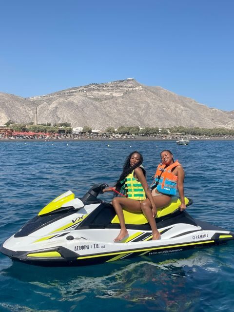 Santorini: Jet Ski Rental Perissa,Perivolos,St. George - The Experience in Detail