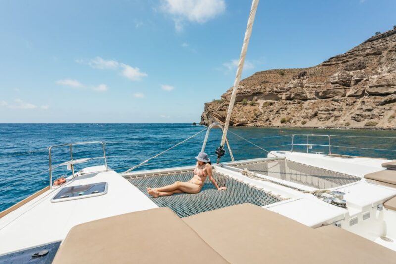 Santorini: Luxury Catamaran Day Trip with Meal and Open Bar - A Deep Dive into the Santorini Catamaran Experience