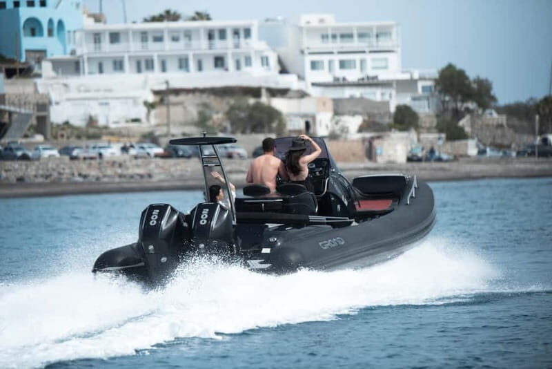 Santorini : Luxury Rib rental with Captain & Fuel included - A Closer Look at the Santorini Luxury Rib Tour