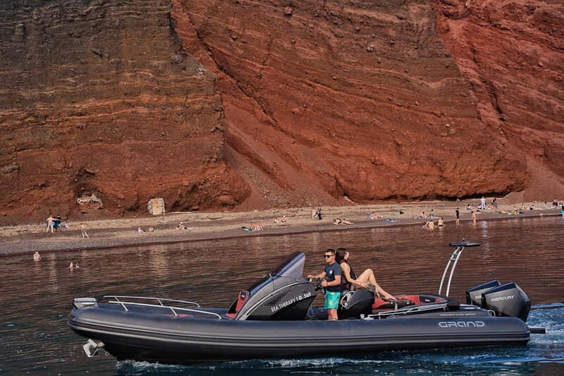 Santorini : Luxury Rib rental with Captain & Fuel included - The Experience and Its Value
