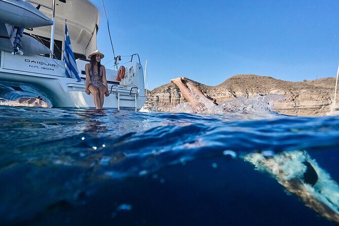 Santorini Oia: Caldera Luxury Sunset Cruise with BBQ & Drinks - FAQ