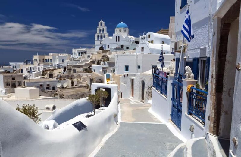 Santorini: Oia Walking Tour and Lighthouse Sunset with Wine - Frequently Asked Questions