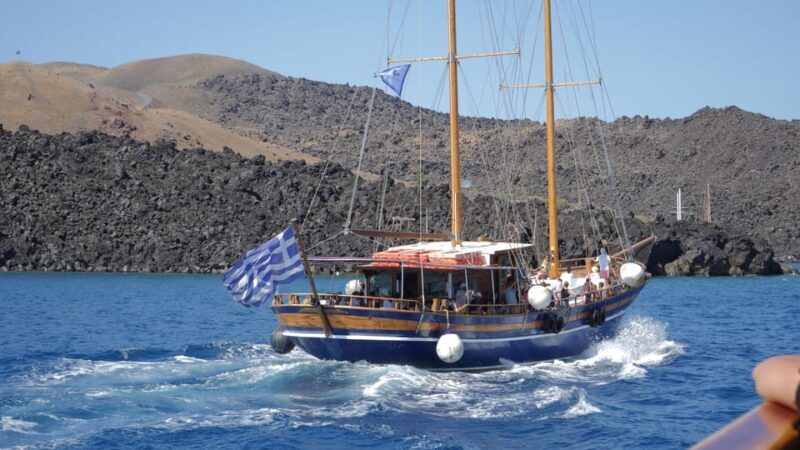 Santorini Port: 3 Hour Cruise to Volcano and Hot Springs - FAQ
