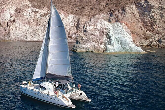 Santorini: Private All-In Catamaran Cruise (Food&Drinks) - Frequently Asked Questions