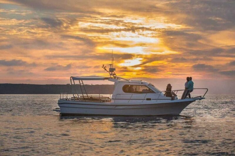 Santorini Private Cruise boat fishing tour - BBQ, Snorkeling - Key Points