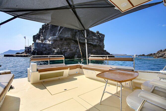 Santorini Private Cruise Sightseeing Tour with BBQ and Drinks - FAQ