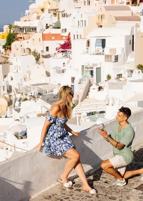 Santorini Proposal: A Luxury Photoshoot for Your Yes! Moment - The Sum Up