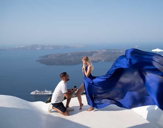 Santorini: Proposal Photoshoot l Private Entry to blue Dome - In-Depth: What to Expect During Your Photoshoot