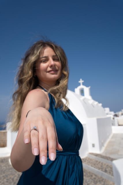 Santorini: Proposal Photoshoot l Private Entry to blue Dome - Frequently Asked Questions