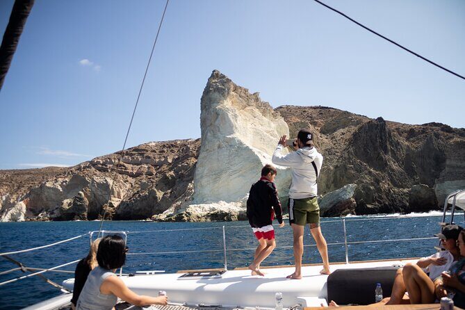 Santorini Sailing Catamaran Daily Cruises w/ Greek BBQ @Thirasia - The Sum Up
