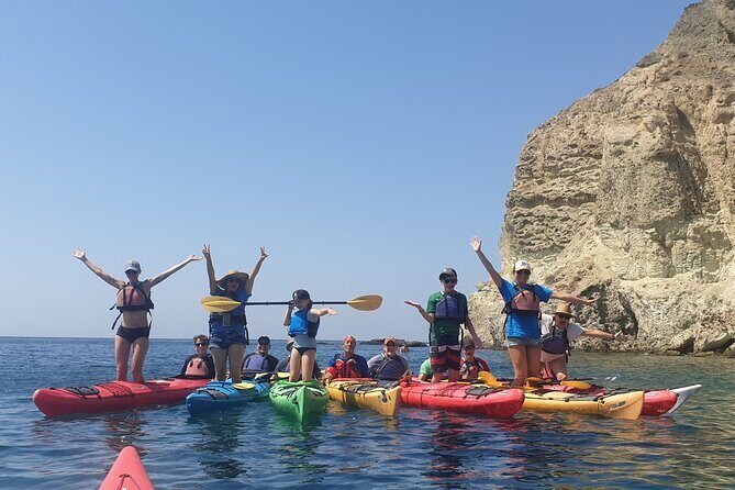 Santorini Sea Kayak - South Discovery, Small Group incl. Sea Caves and picnic - Exploring Santorini’s South Coast by Kayak