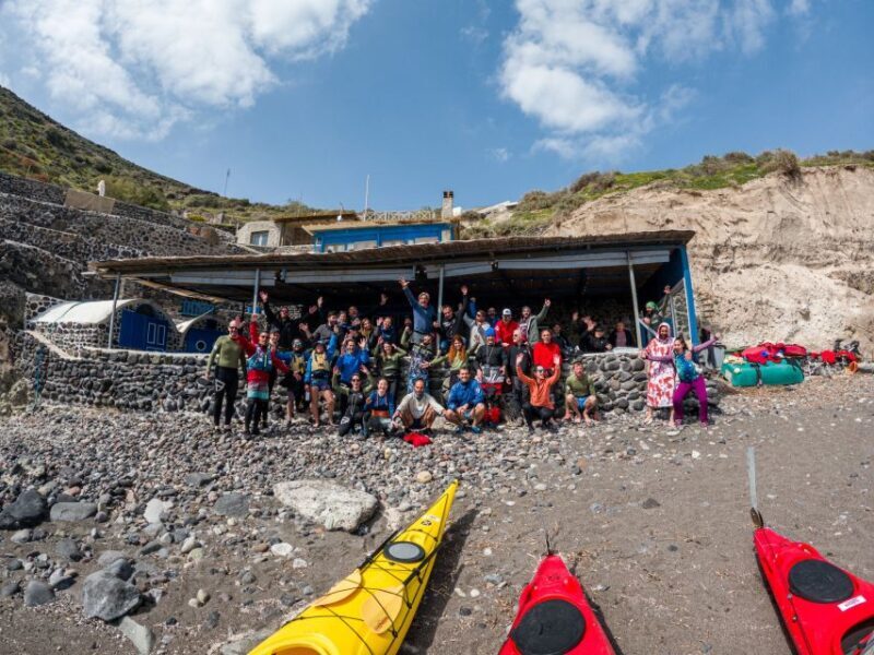 Santorini: Sea Kayaking with Light Lunch - Key Points