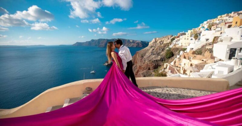 Santorini: Unique Flying Dress Photoshoot Experience - In-Depth Review of the Santorini Flying Dress Photoshoot