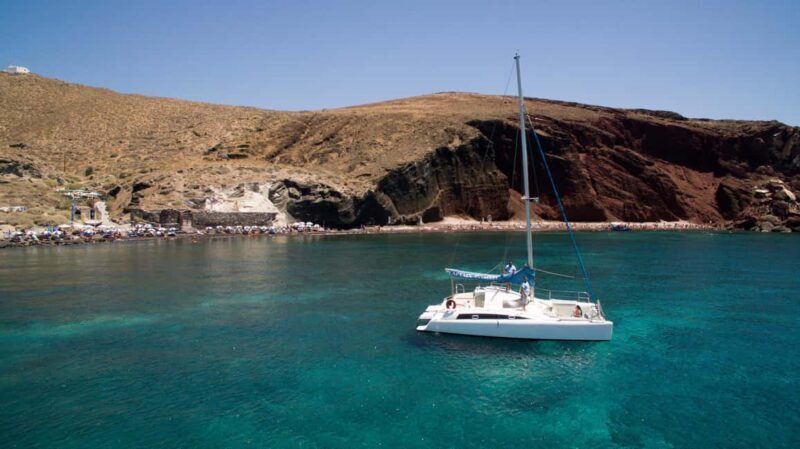 Santorini:Catamaran: private cruise with food & drinks - The Experience Factor