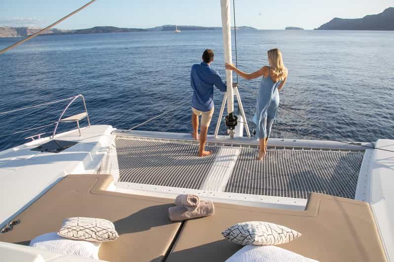 Santorini:Private Catamaran Tour with BBQ & Unlimited Drinks - Frequently Asked Questions