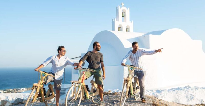 Santorini's Private Wooden E-Bike Tour with Lunch or Dinner - The Highlight: The Caldera Viewpoint