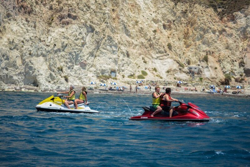 Santorini:Volcanic Beaches Cruise With Jet Ski - Exploring the Santorini Jet Ski Tour in Detail