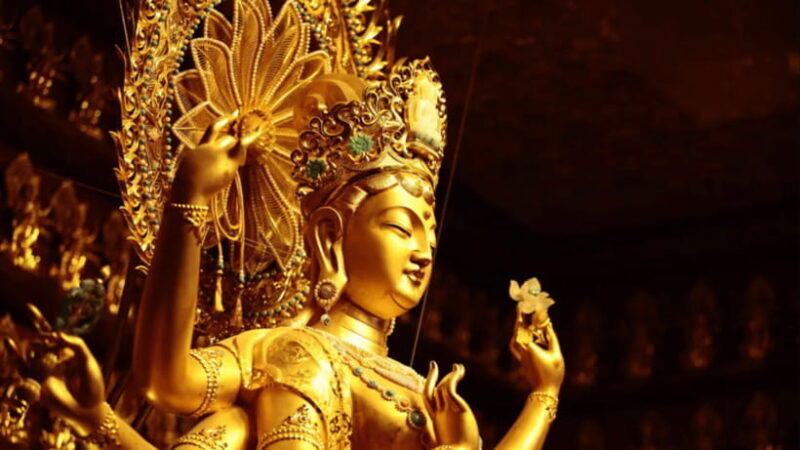 Sanya: Nanshan Cultural Tourism Zone Ticket and Tour Car - The Bus Tour Experience