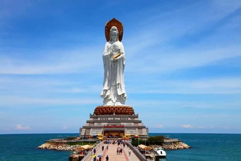 Sanya: Nanshan Temple and Xiaodongtian Day Trip with Lunch - Key Points