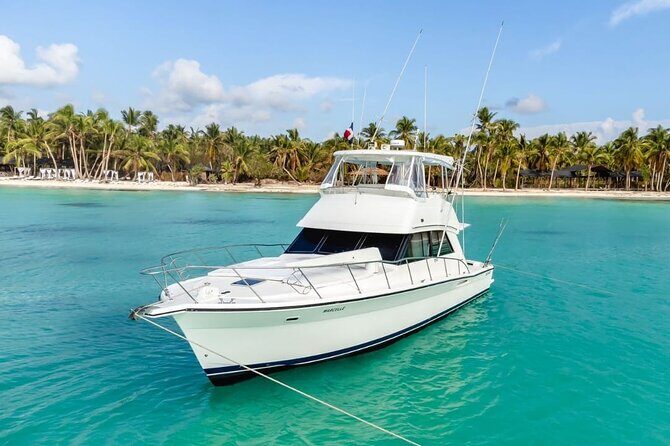 Saona Island: Private Yacht Tour with Snorkel in DR - A private escape on the Caribbean waters: Saona Island yacht tour from Punta Cana