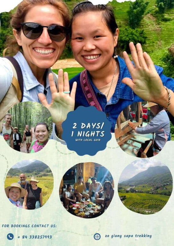 SAPA: 2 DAYS Walking & 1 night at Homestay with LOCAL GUIDE - Key Points