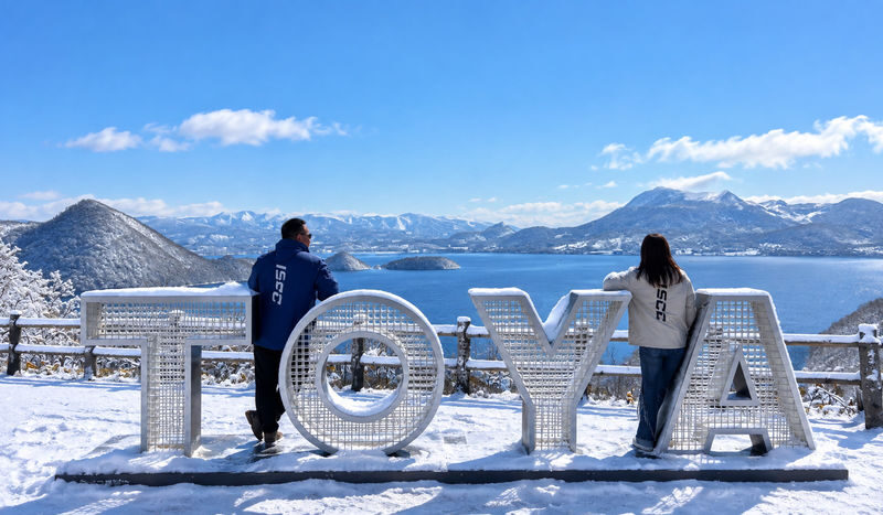 Sapporo Departure: Day Trip to Big Buddha, Jozankei, Lake Toya & Noboribetsu: Volcano/Lake View/Winter Snowmobiling - A long loop through southwest Hokkaido
