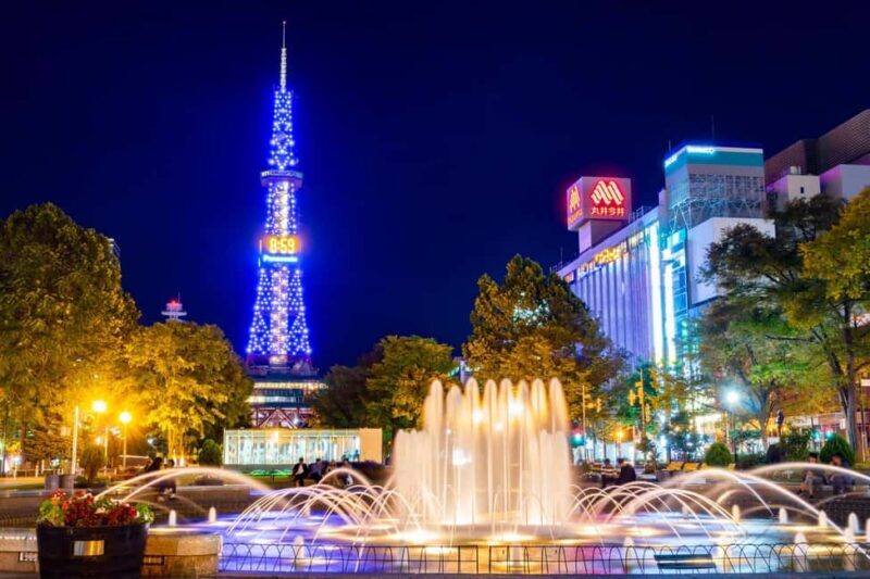Sapporo: Illuminated Landmarks and TV Tower Night View Tour - Exploring Sapporo by Night: A Detailed Review
