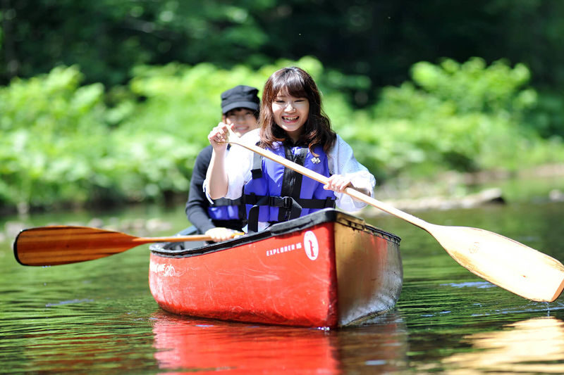 Sapporo Jozankei Half-Day Kayaking Experience - Jozankei’s river, seen from a canoe