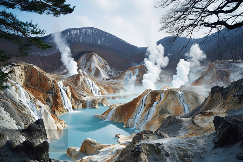 Sapporo Noboribetsu Hell Valley and Lake Shikotsu Ice Falls Festival Tour - Lake Toya and the chance of Mount Yotei