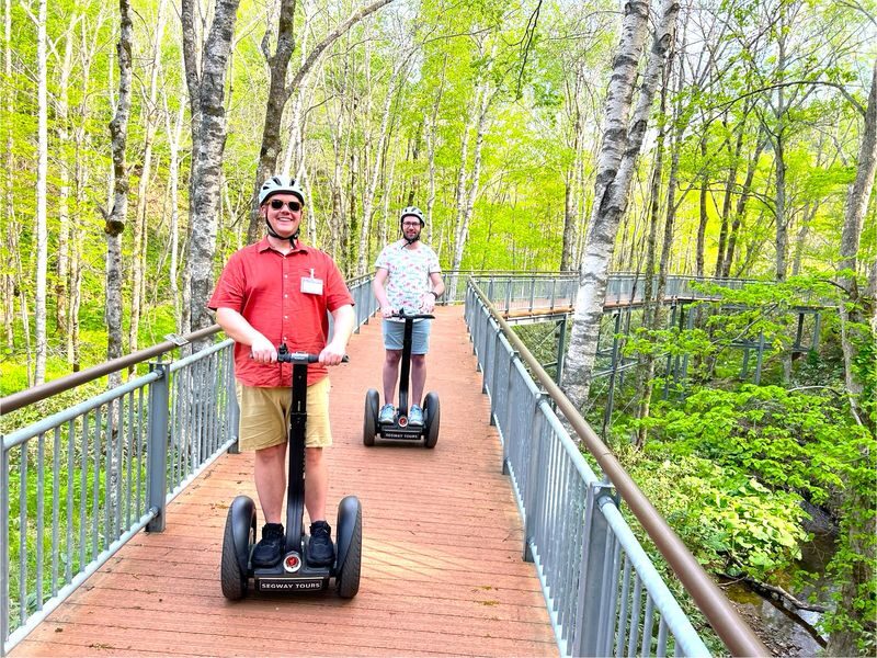 Sapporo Takino Suzuran Segway Tour - From the east entrance to the park and back